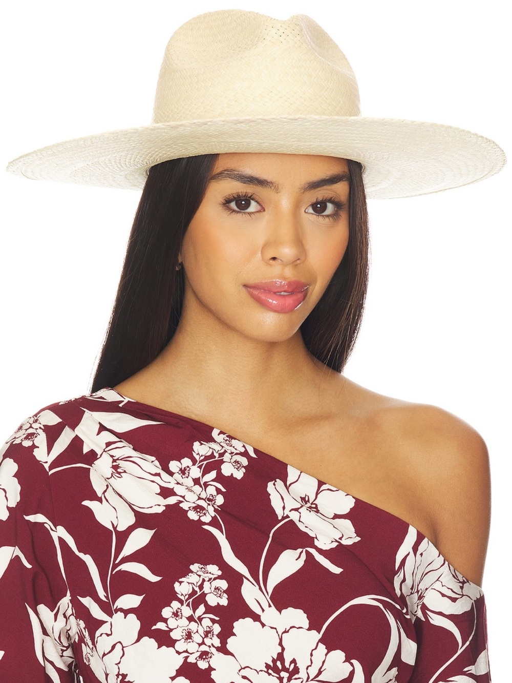 NWT Janessa Leone Capri Straw Hat size S